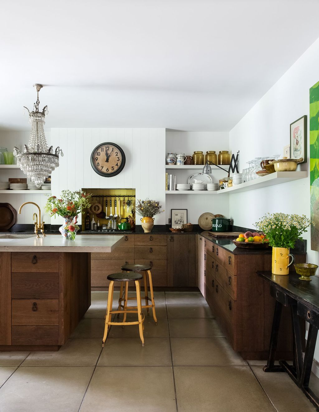 Image may contain Furniture Room Indoors Bar Stool Kitchen Kitchen Island and Interior Design