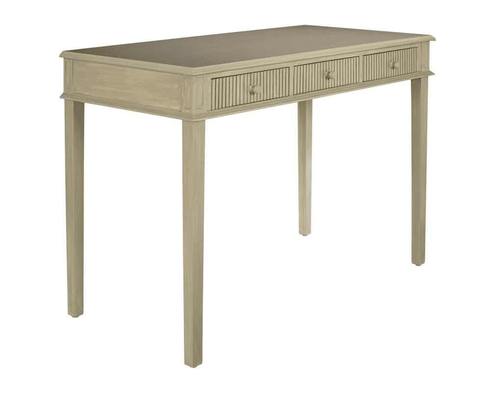 Image may contain Furniture Desk and Table