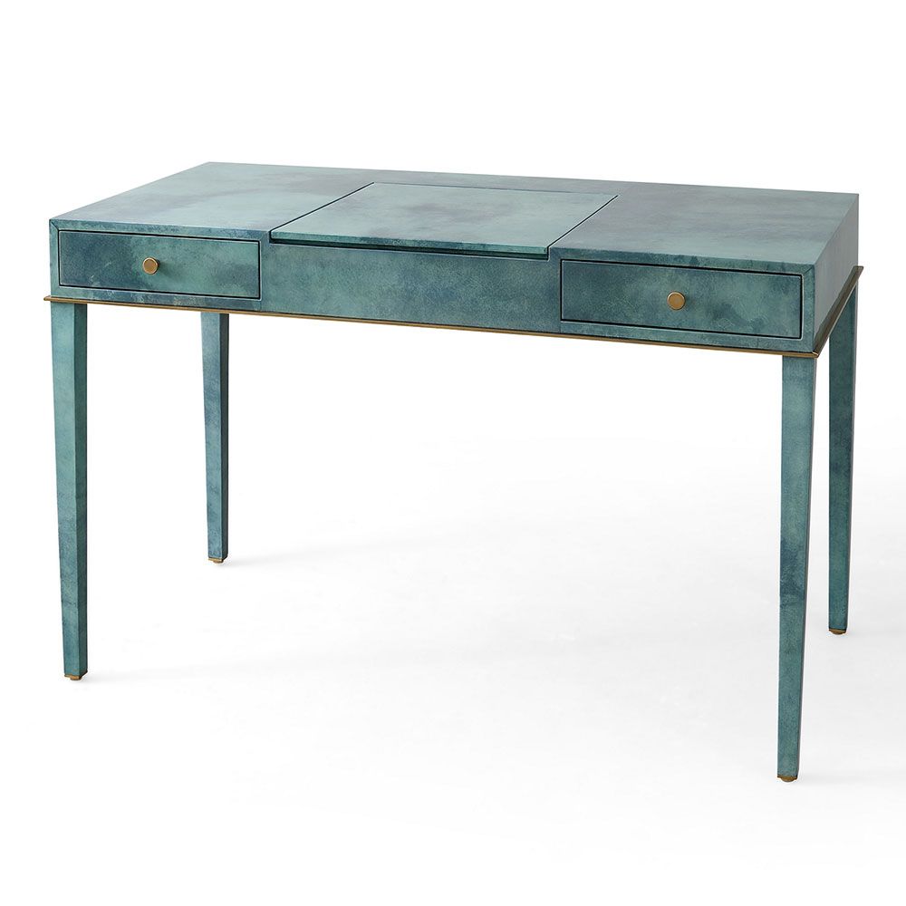 Image may contain Furniture Desk and Table