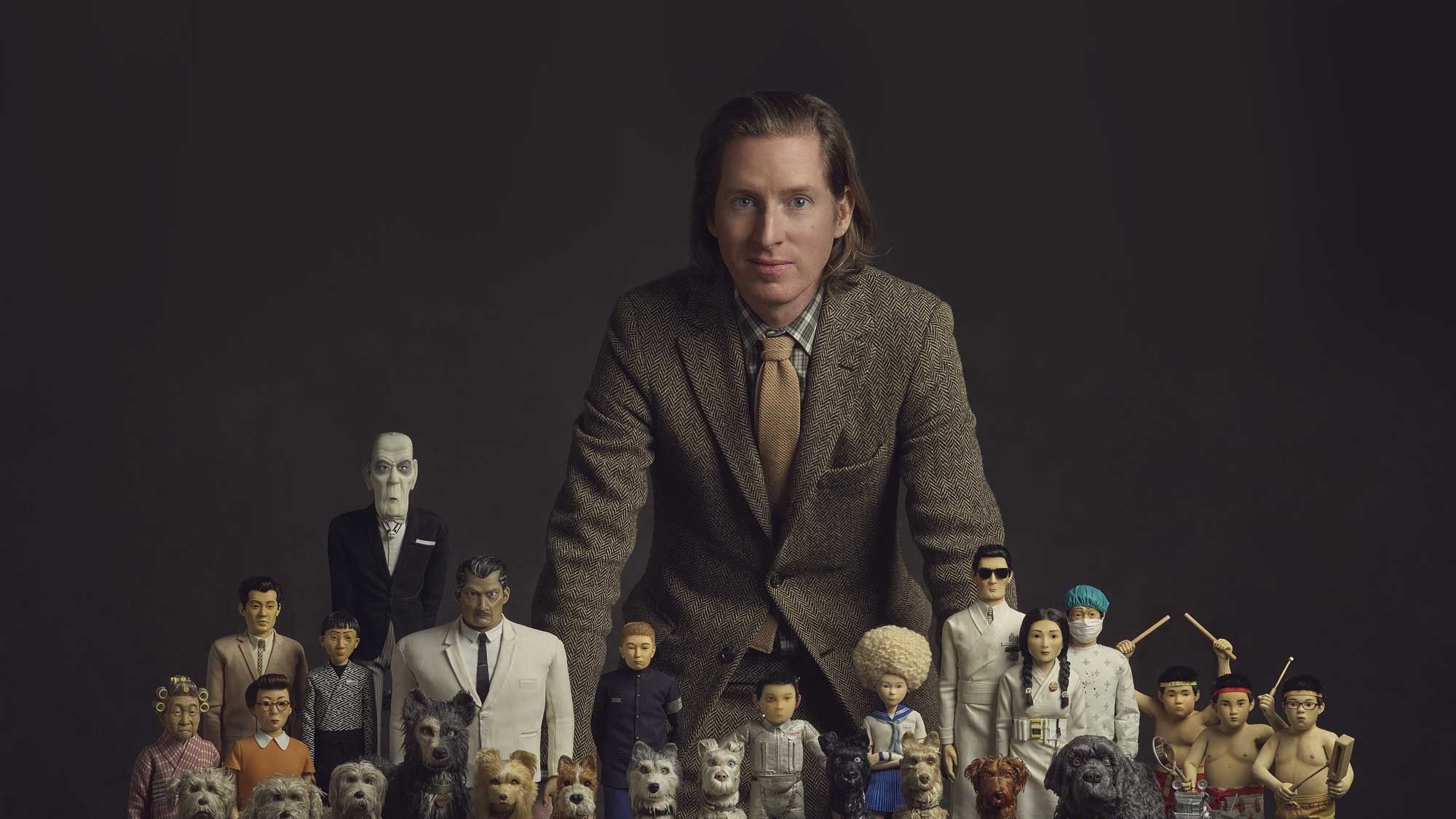 Image may contain Wes Anderson Human Person Figurine Tsukasa Hōjō Zhang Xiaogang Wang Dingguo and Beryl Cook