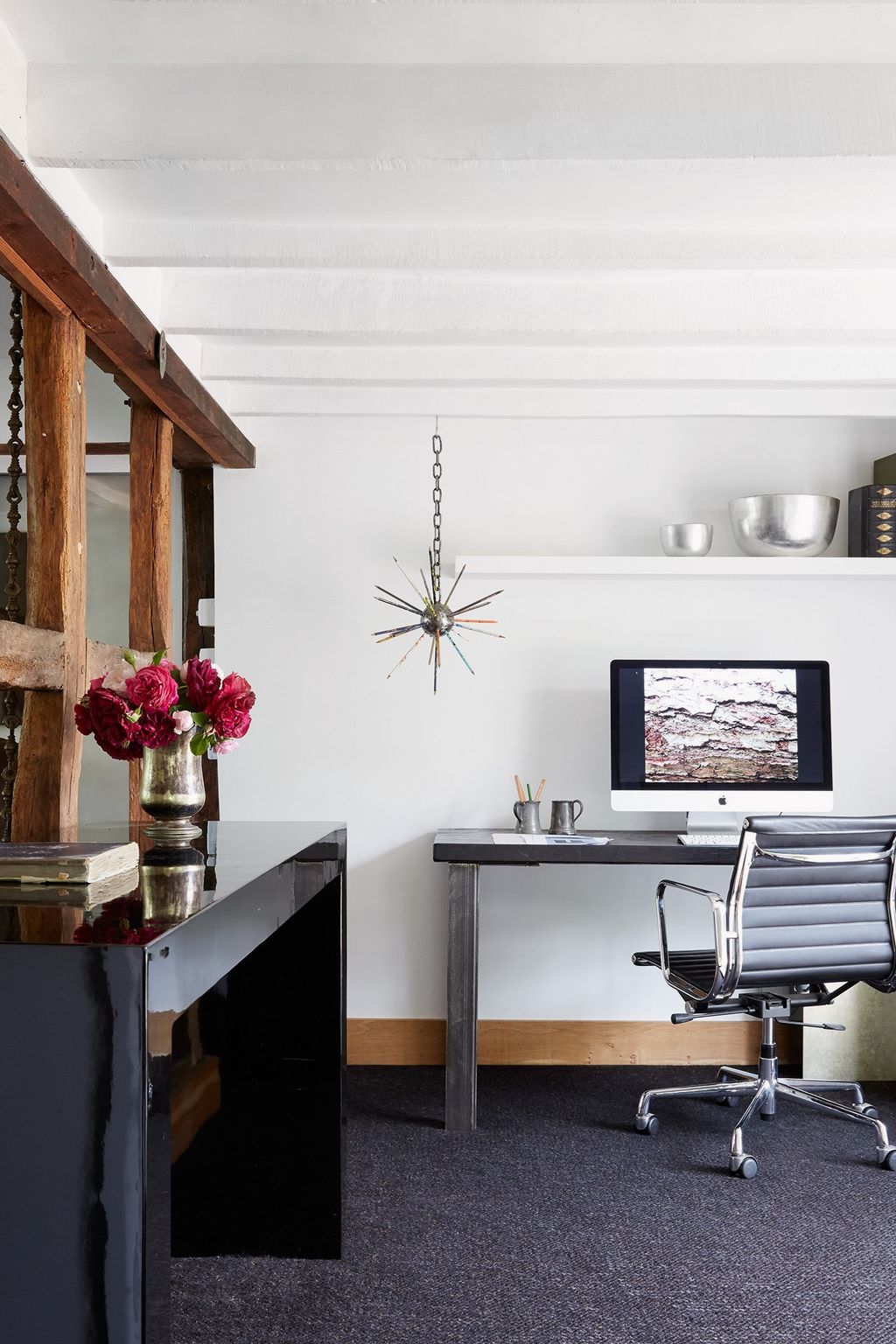 'I wanted this to be a room in which I could sit when I am alone. There is no television so we talk and play cards in...