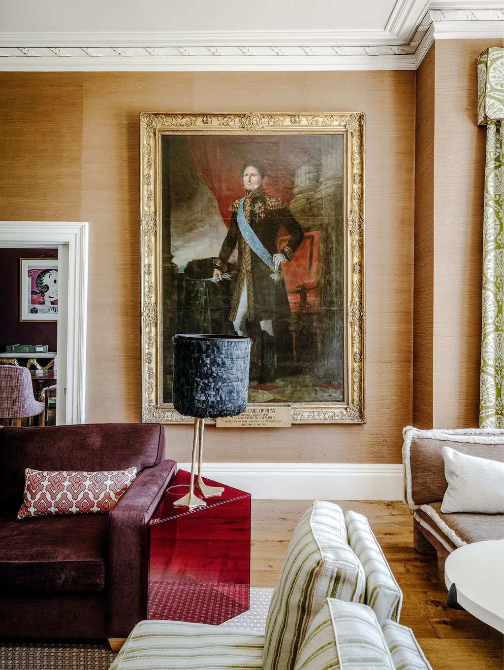 Image may contain Human Person Living Room Room Indoors Furniture Art Wood and Interior Design