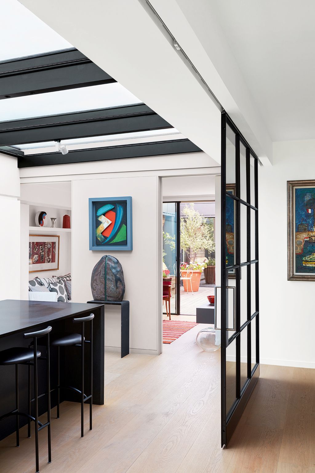 Image may contain Interior Design Indoors Art Housing Building and Flooring