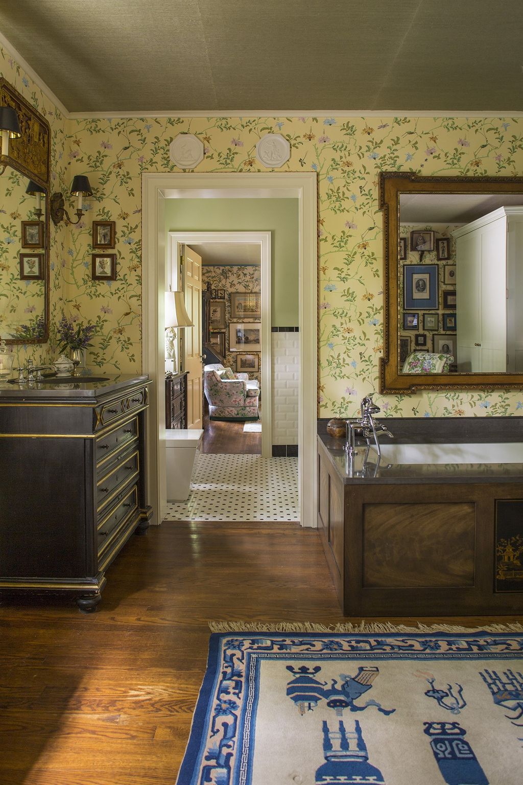 Image may contain Flooring Floor Wood Hardwood Interior Design Indoors Rug and Room