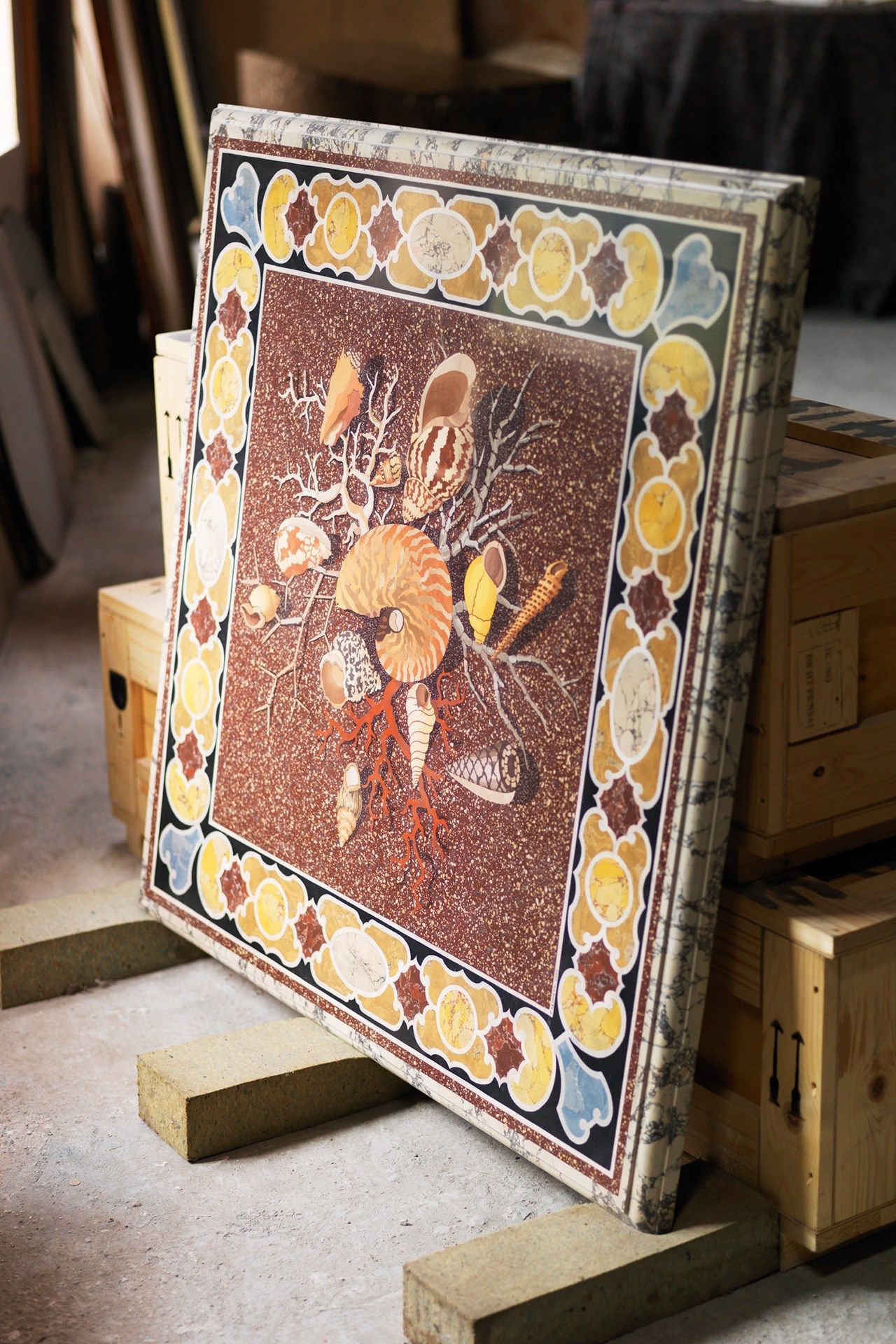 Scagliola specialist Tom Kennedy