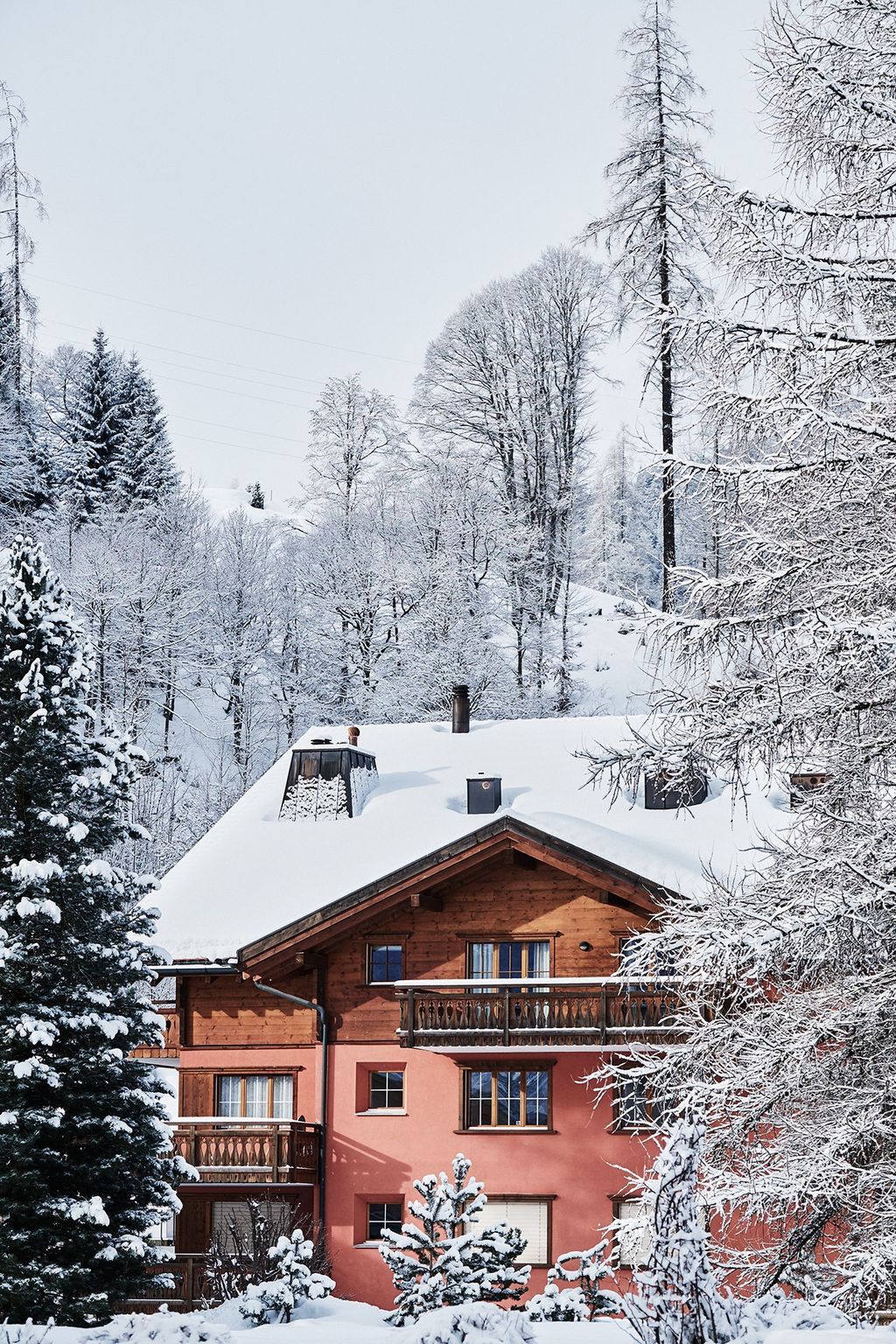 At their English country house and chalet apartment in Klosters The White Company's Chrissie Rucker and her husband...