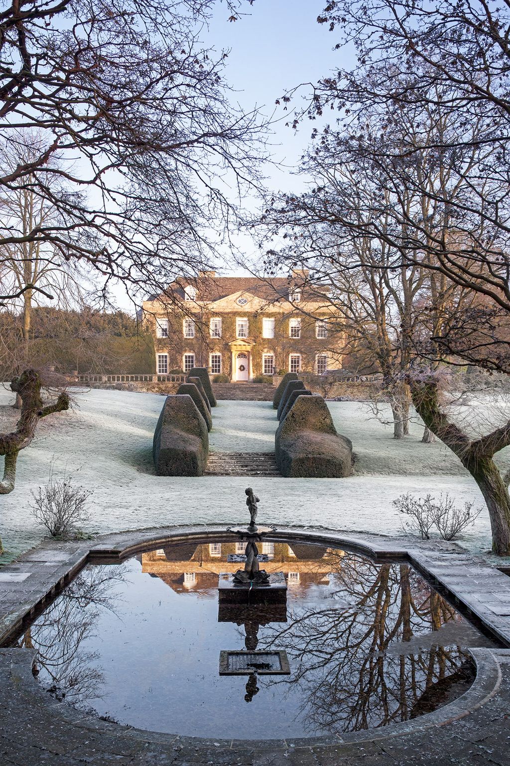 The garden at Cornwell Manor retains key elements of a Thirties redesign by Clough WilliamsEllis combining formal...