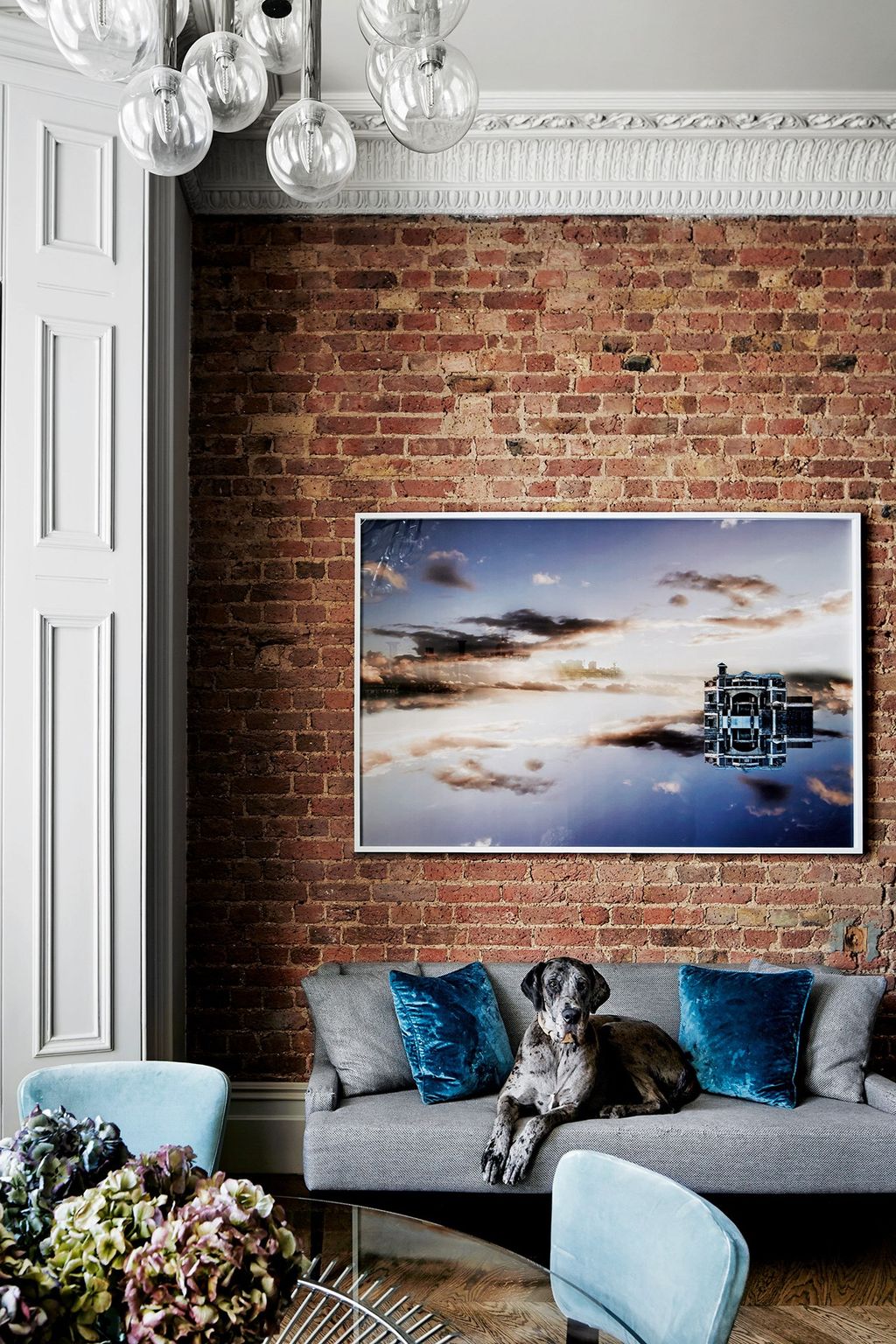 Exposed Brick Wall | Modern Living Room Ideas