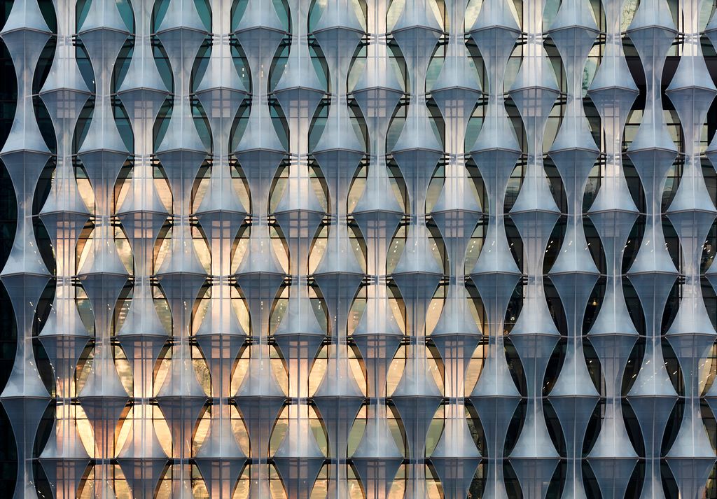 The new US embassy in Nine Elms houses interior gardens based on regions of the United States as well as an...