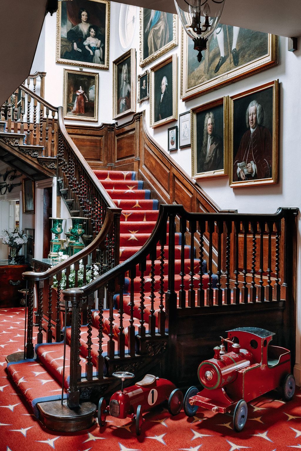 Image may contain Banister Handrail Human Person Wheel Machine Staircase Toy Interior Design and Indoors