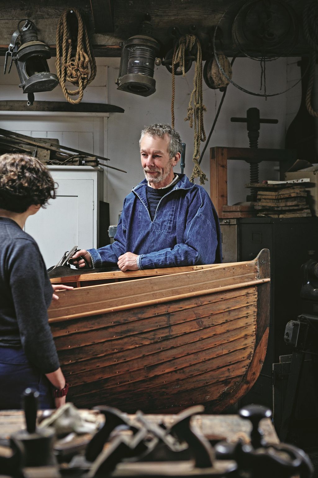 Workshop  At Home Katie Fontana Houseboat | Real Homes