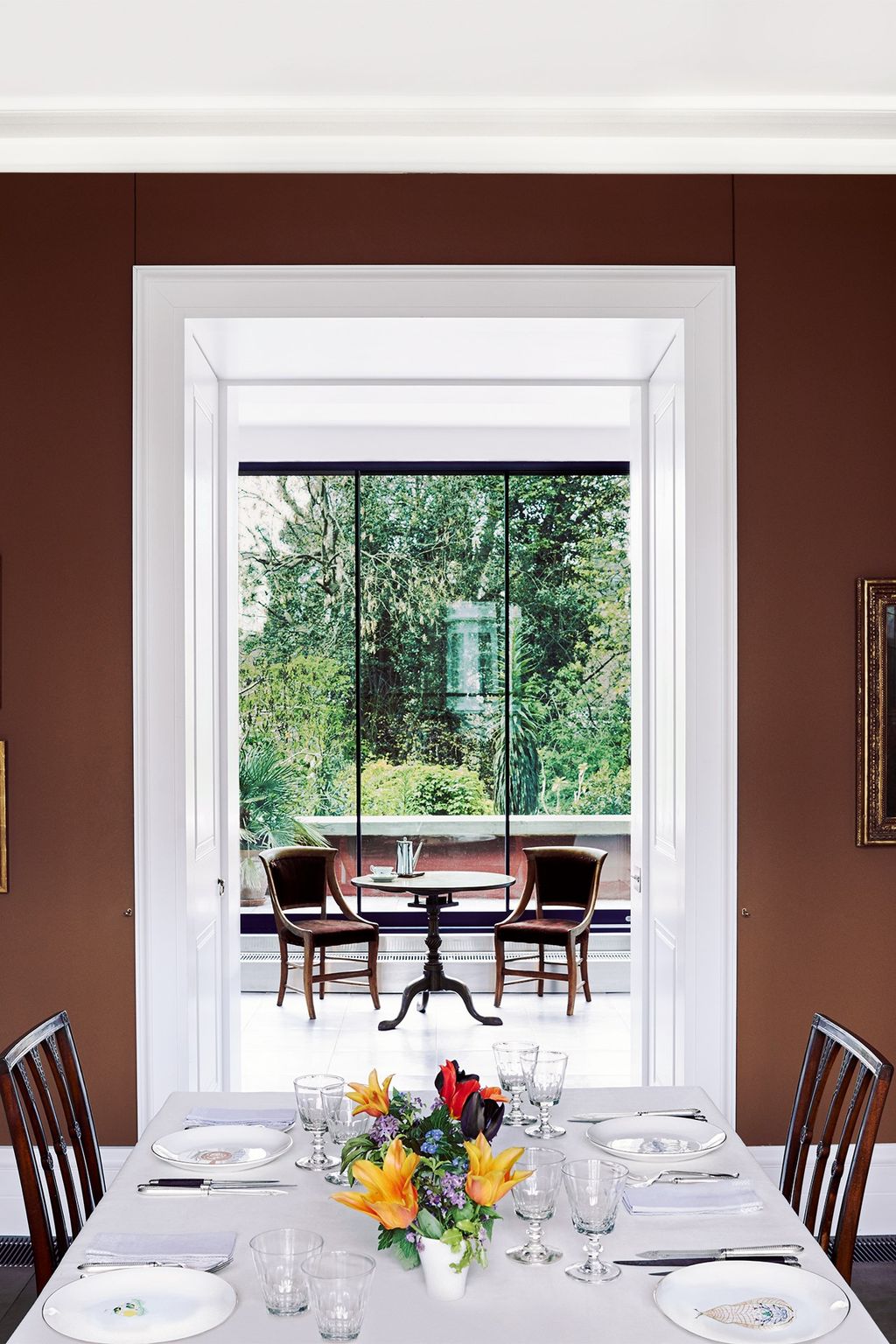 Image may contain Furniture Chair Table Dining Table Room Indoors Dining Room and Interior Design