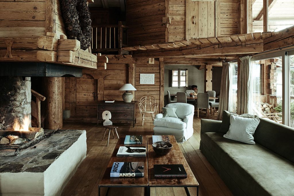 Open Plan chalet living room  Belgian Family Home  Alps Chalet