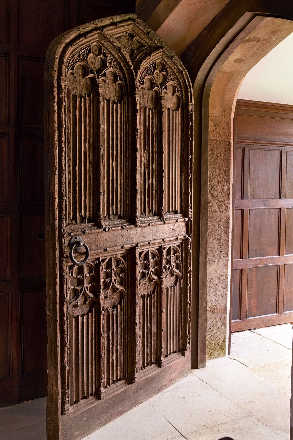 Carved Door At Home Apethorpe Palace | Real Homes