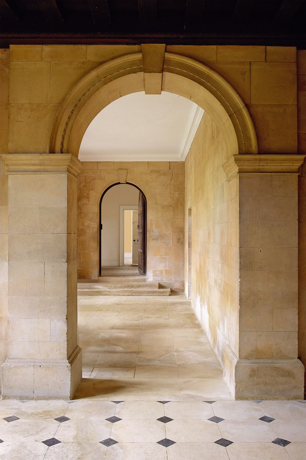View into Front Hall At Home Apethorpe Palace | Real Homes