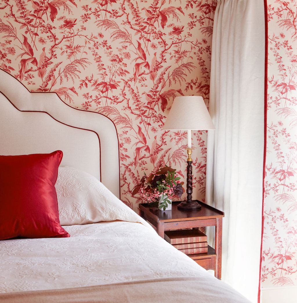 Image may contain Room Bedroom Indoors Furniture Cushion Pillow Bed Home Decor and Interior Design