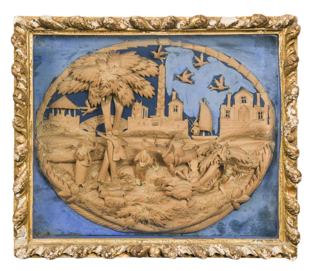 Image may contain Art Painting Rug and Archaeology