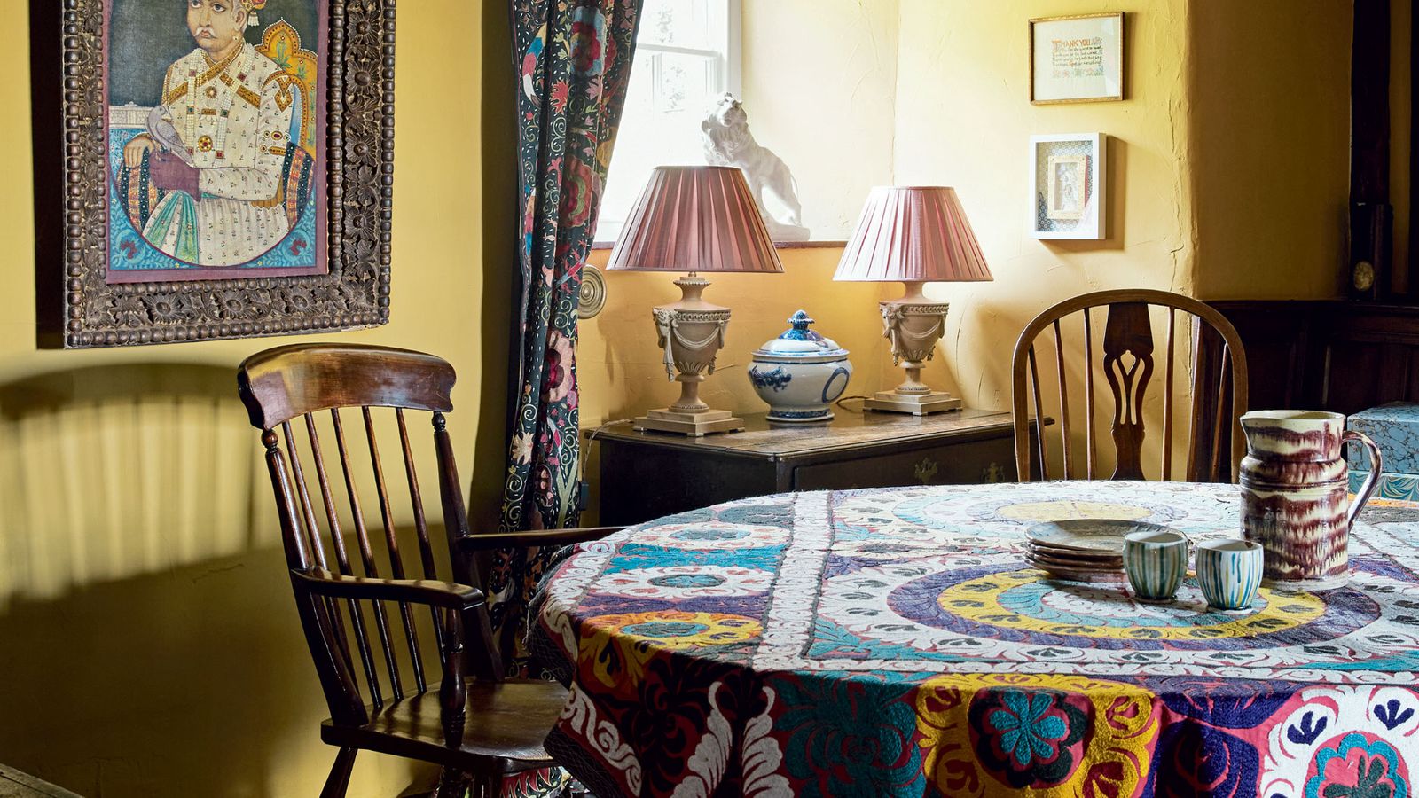 Image may contain: Furniture, Chair, Living Room, Room, Indoors, Home Decor, Dining Table, Table, Couch, and Bairam Khan