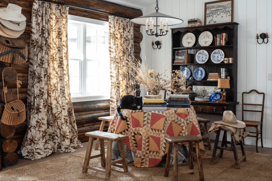 Image may contain Furniture Chair Living Room Room Indoors Interior Design Wood Home Decor and Clock Tower