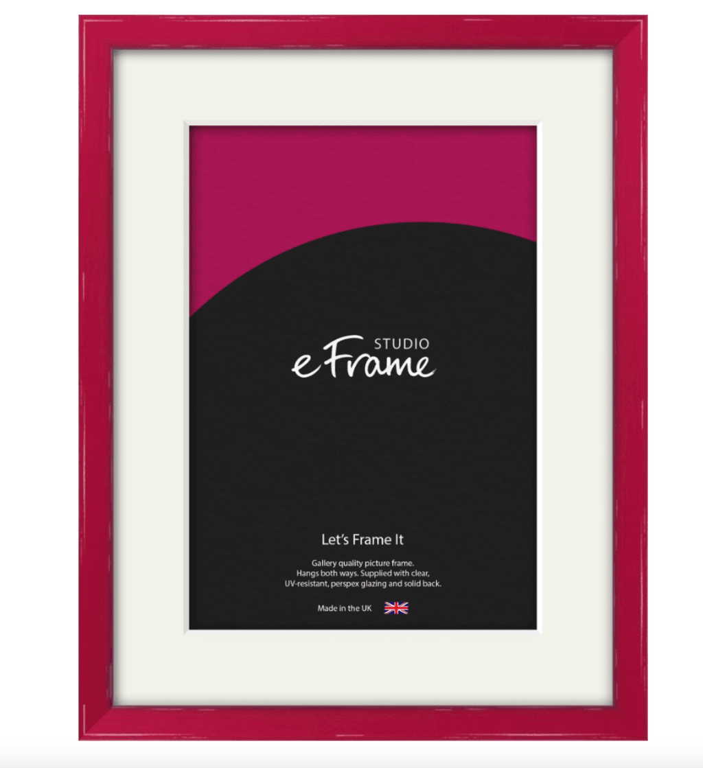 Gloss Poppy Red Picture Frame and Mount 16.44 from Eframe.  Having a few of these ready to frame your child's latest...