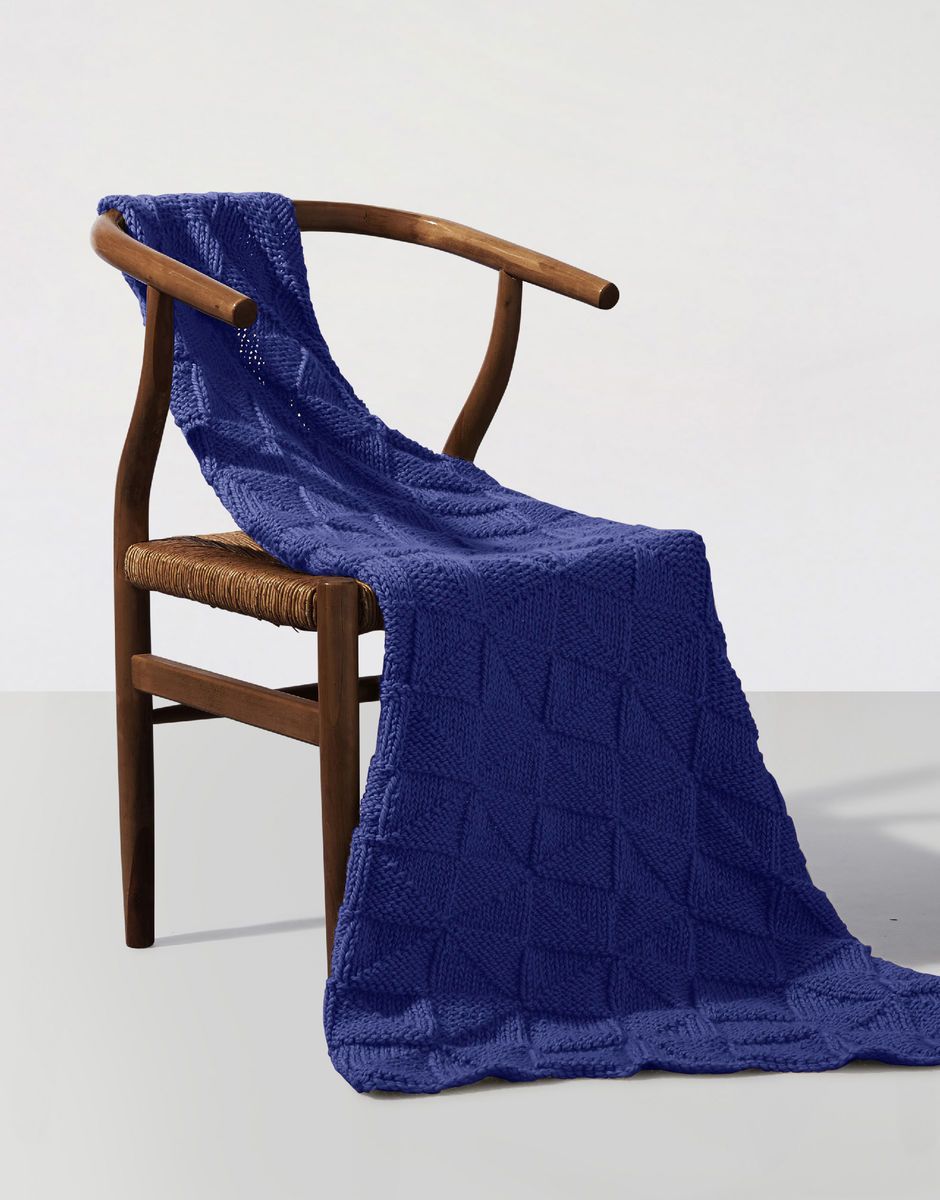 Almost Home Blanket 132 from Wool and the Gang. buttongroup SHOP NOW