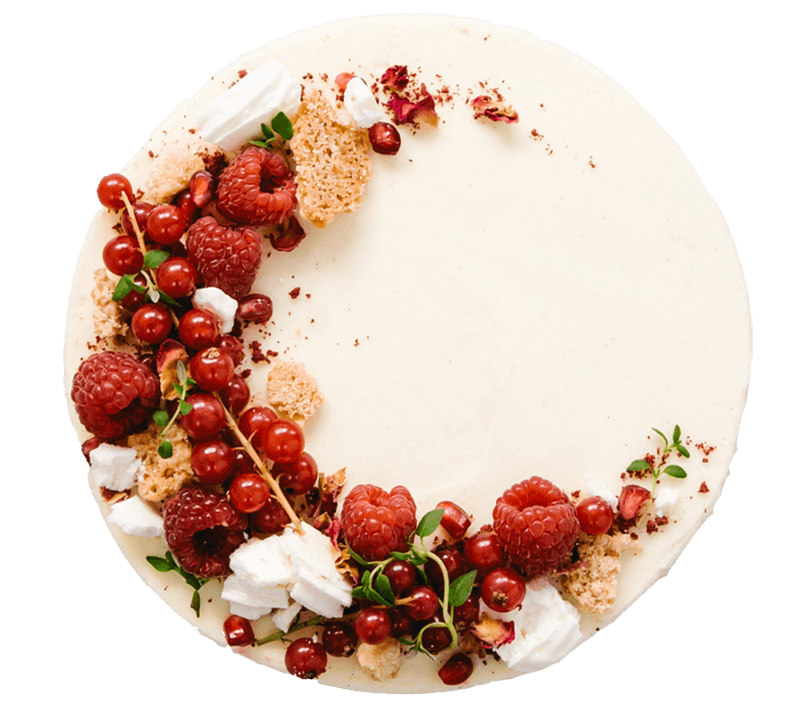 Image may contain Plant Food Dish Meal Fruit Strawberry Raspberry Platter Birthday Cake Cake and Dessert