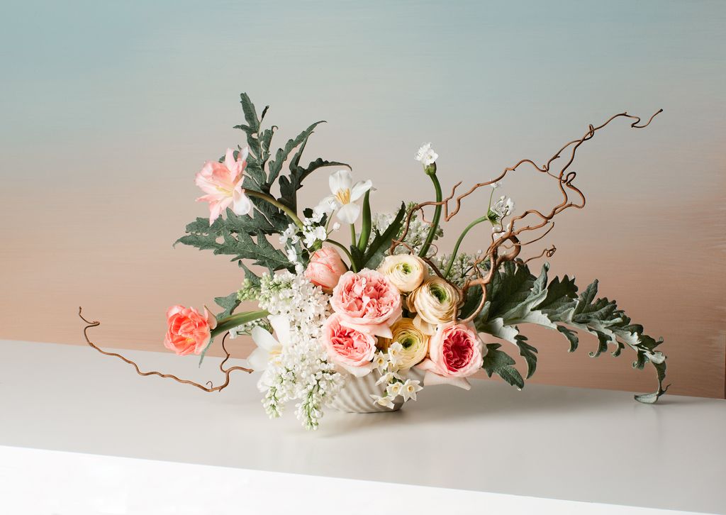Image may contain Graphics Floral Design Art Pattern Plant Flower Blossom Ikebana Ornament and Vase