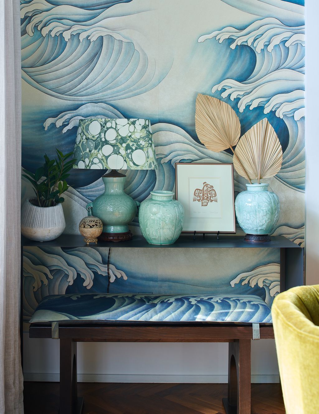 Image may contain Furniture Porcelain Art Pottery Home Decor Interior Design and Indoors