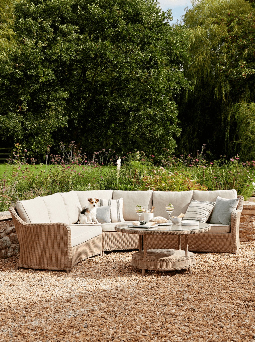 Image may contain Furniture Couch Table Coffee Table Living Room Indoors Room and Rug