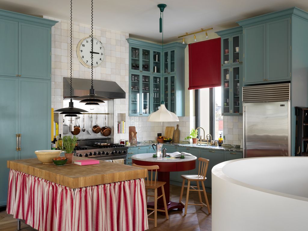 Image may contain Indoors Room Interior Design Kitchen Furniture and Chair