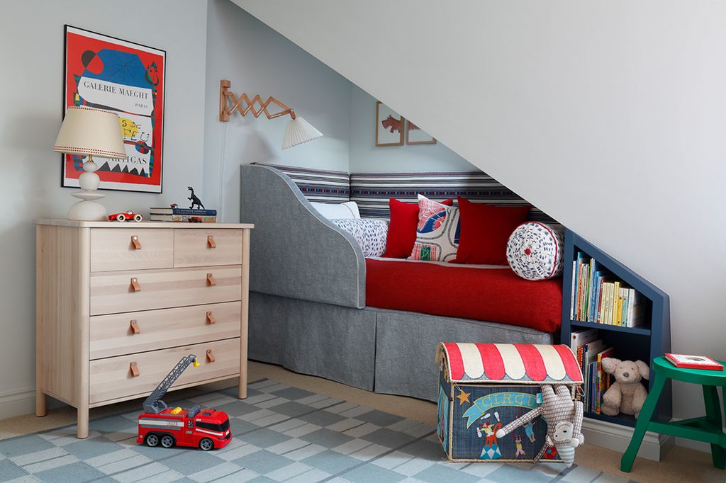 Image may contain Furniture Indoors Room Interior Design Living Room Couch and Bedroom