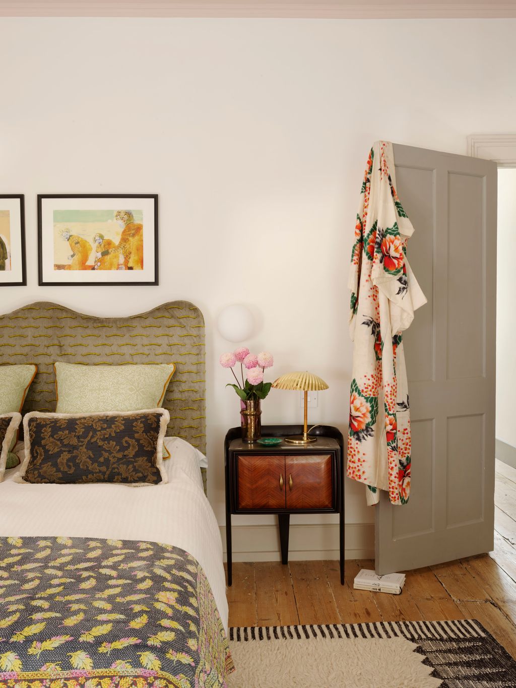 Image may contain Room Bedroom Indoors Furniture Interior Design and Wood