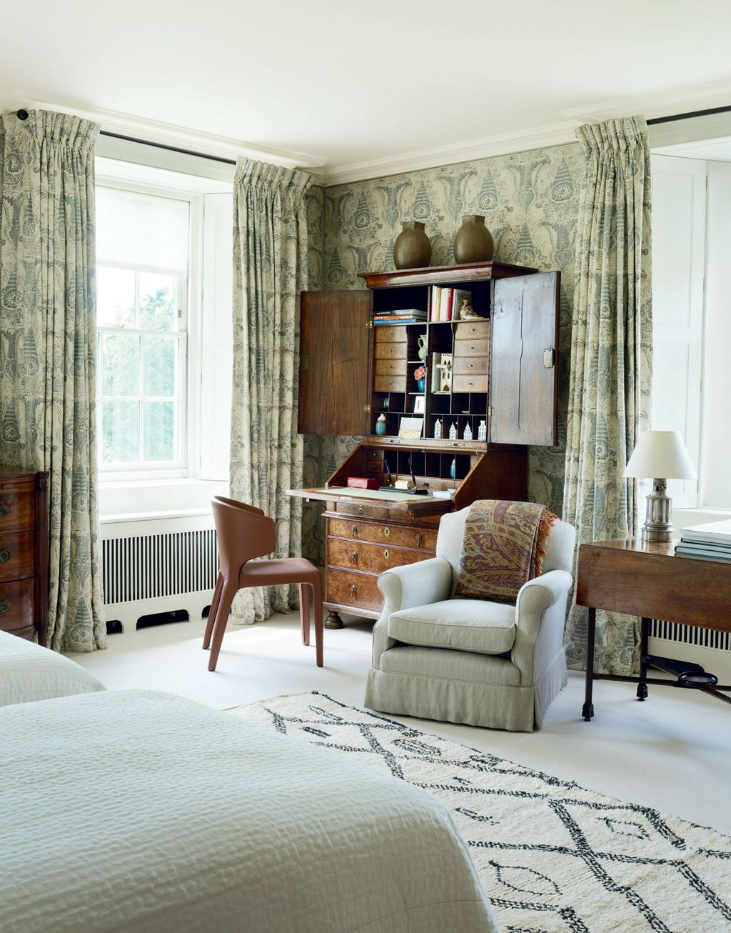 Image may contain Furniture Rug Bed Interior Design and Indoors