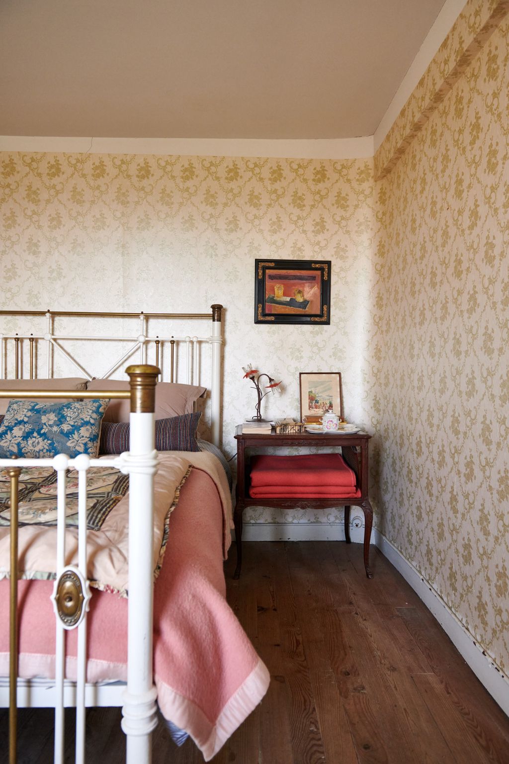 Image may contain Furniture Bed Interior Design Indoors Room Flooring Wood and Crib