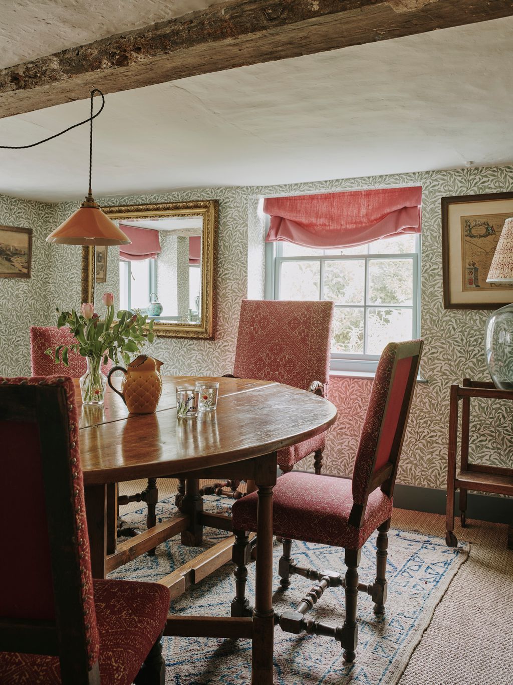 Image may contain Furniture Chair Home Decor Dining Table Table Interior Design Indoors Room Wood and Flooring