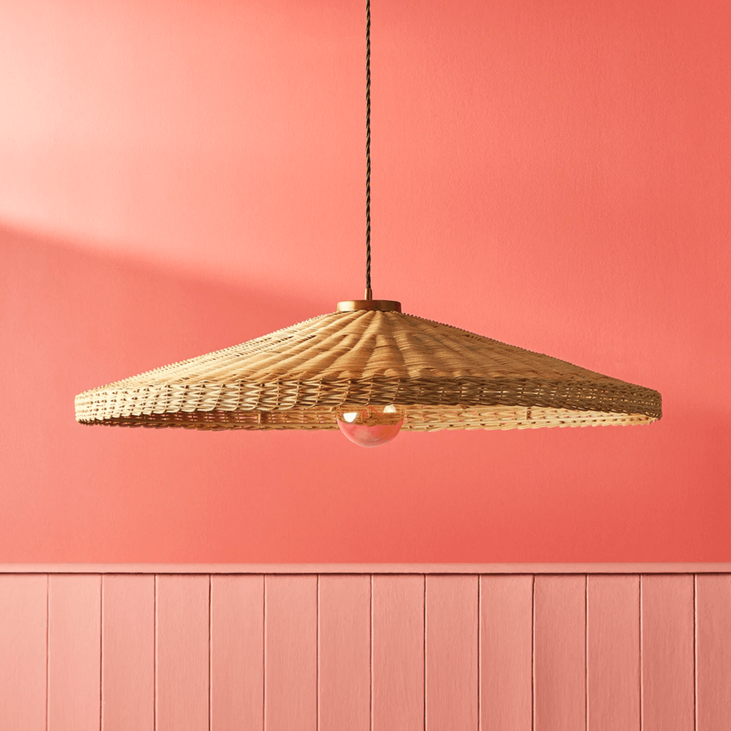 Image may contain Lamp and Lampshade