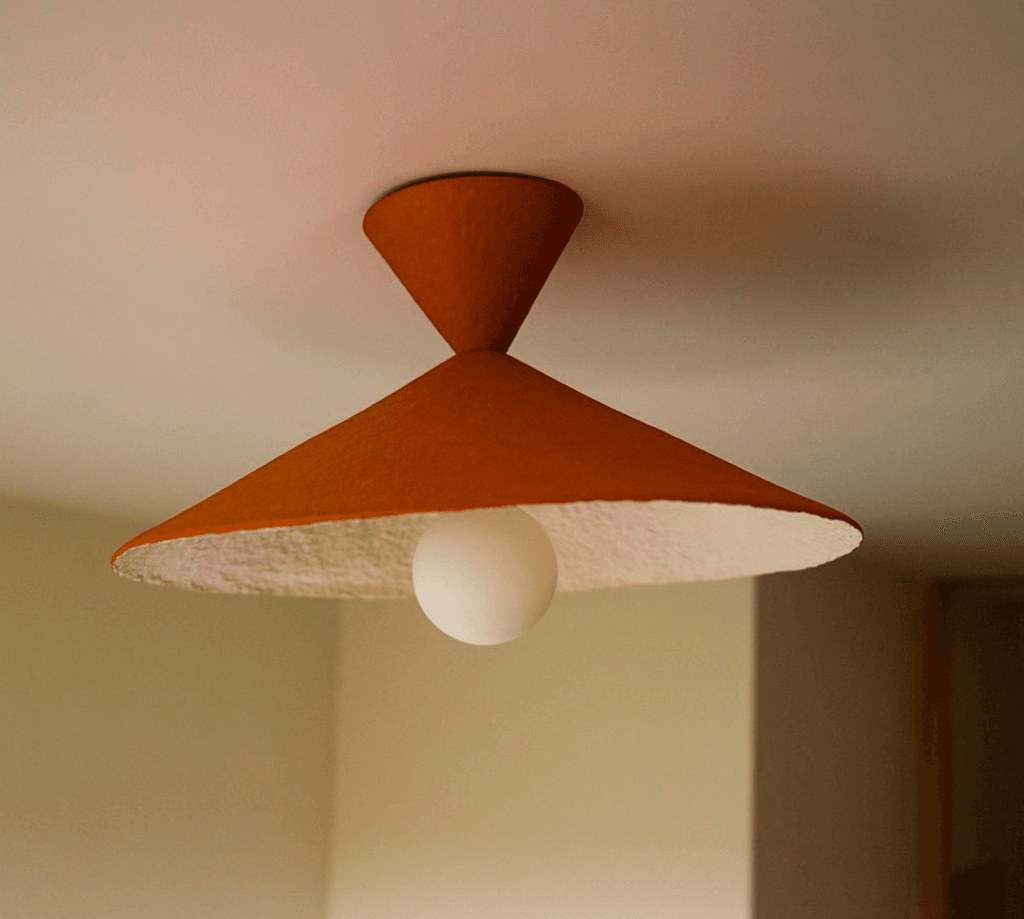 Image may contain Lamp and Lampshade