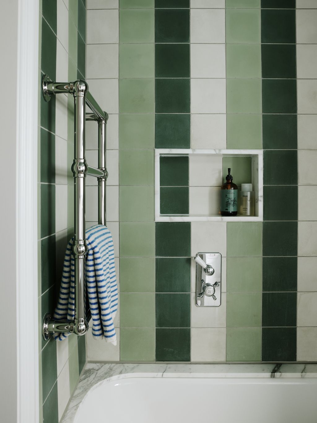 Image may contain Indoors Room Bathroom Shower Faucet and Shower