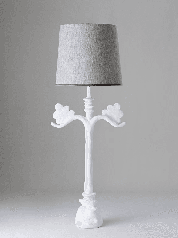 Image may contain: Lamp, Lampshade, and Table Lamp