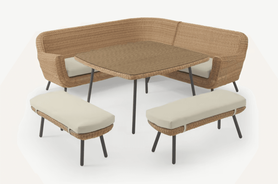 Image may contain Furniture Table Coffee Table and Chair