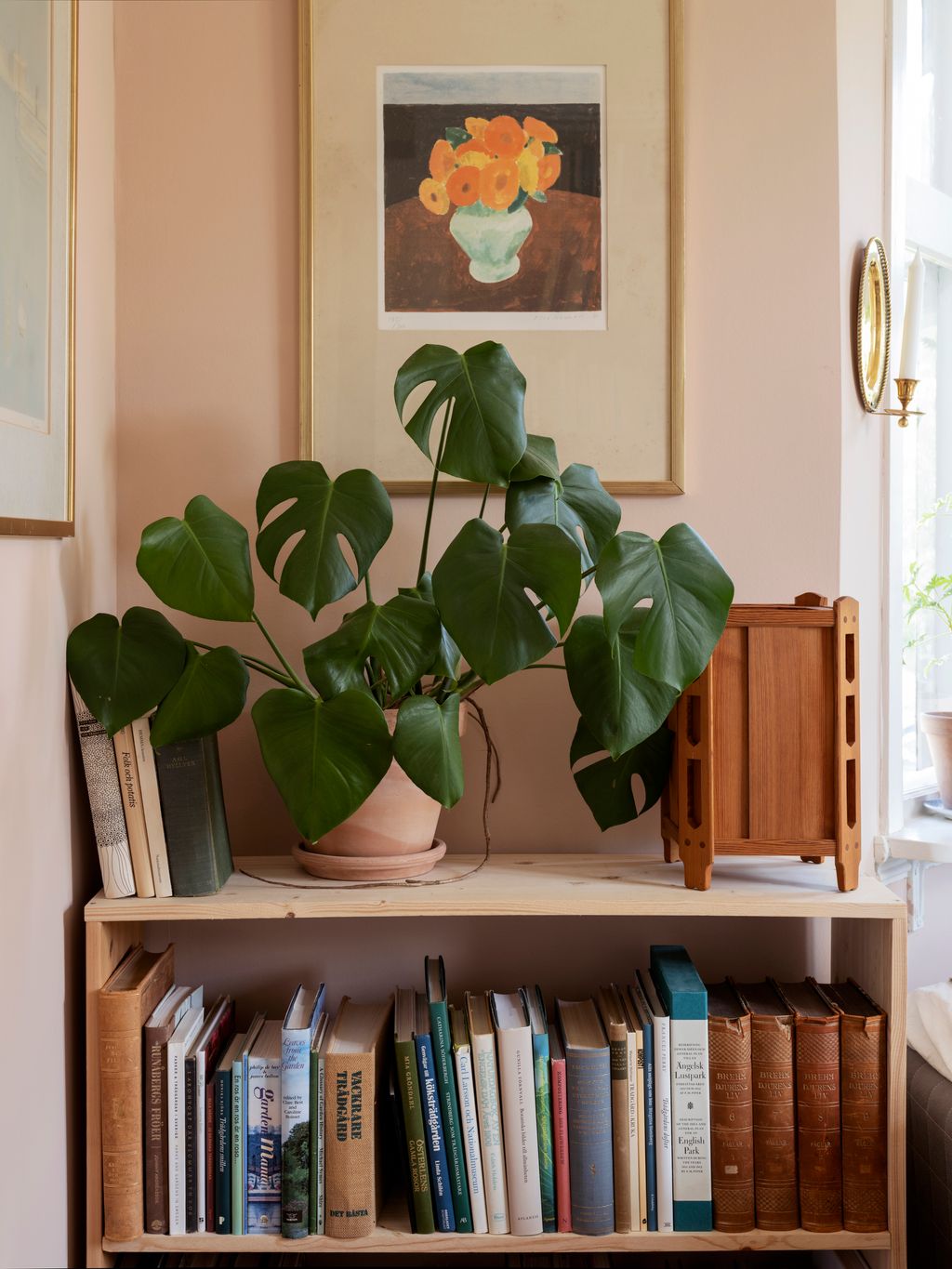 Image may contain Furniture Bookcase Shelf and Wood