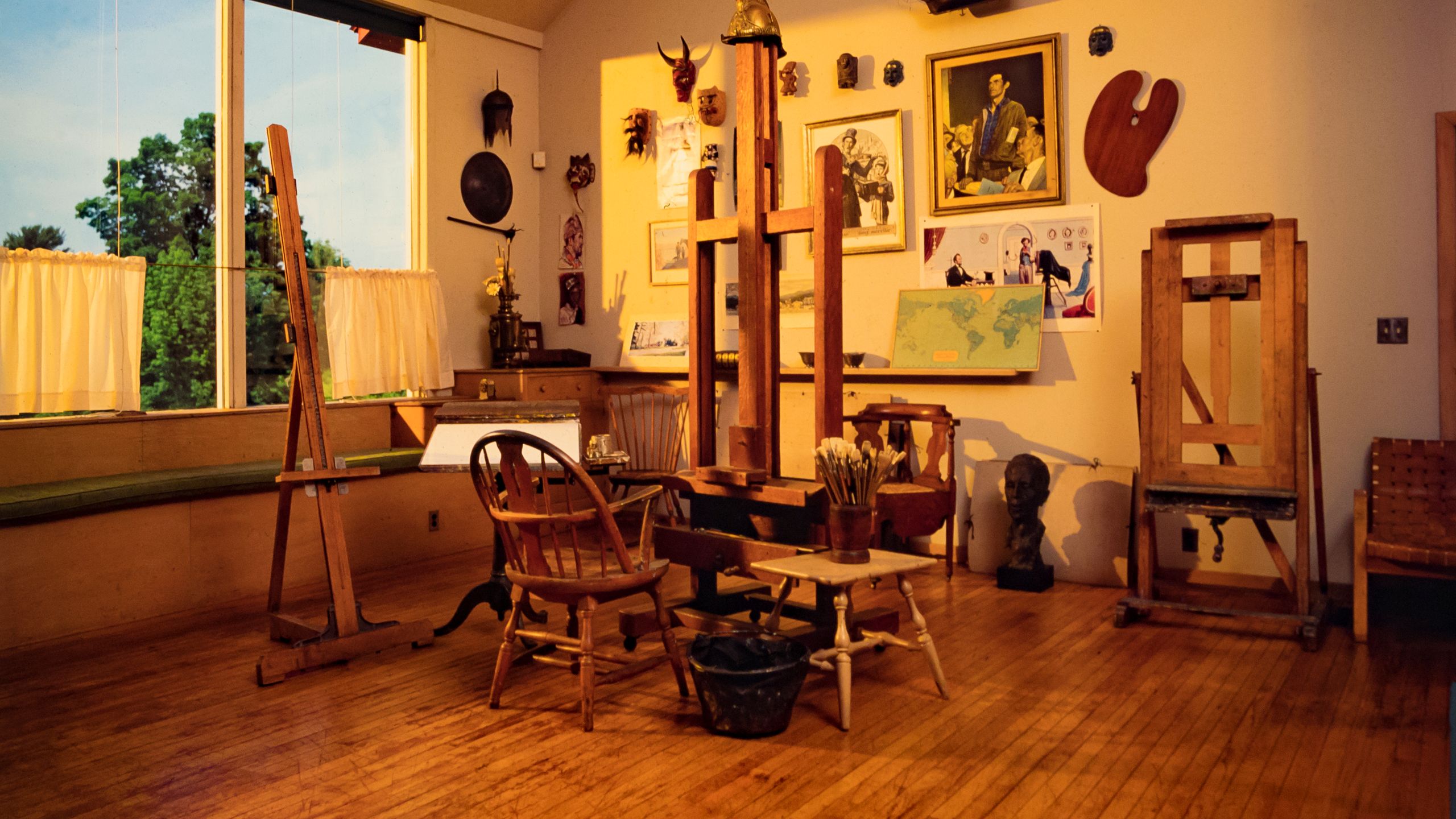 Image may contain Wood Flooring Hardwood Floor Furniture Chair Living Room Room Indoors and Plywood