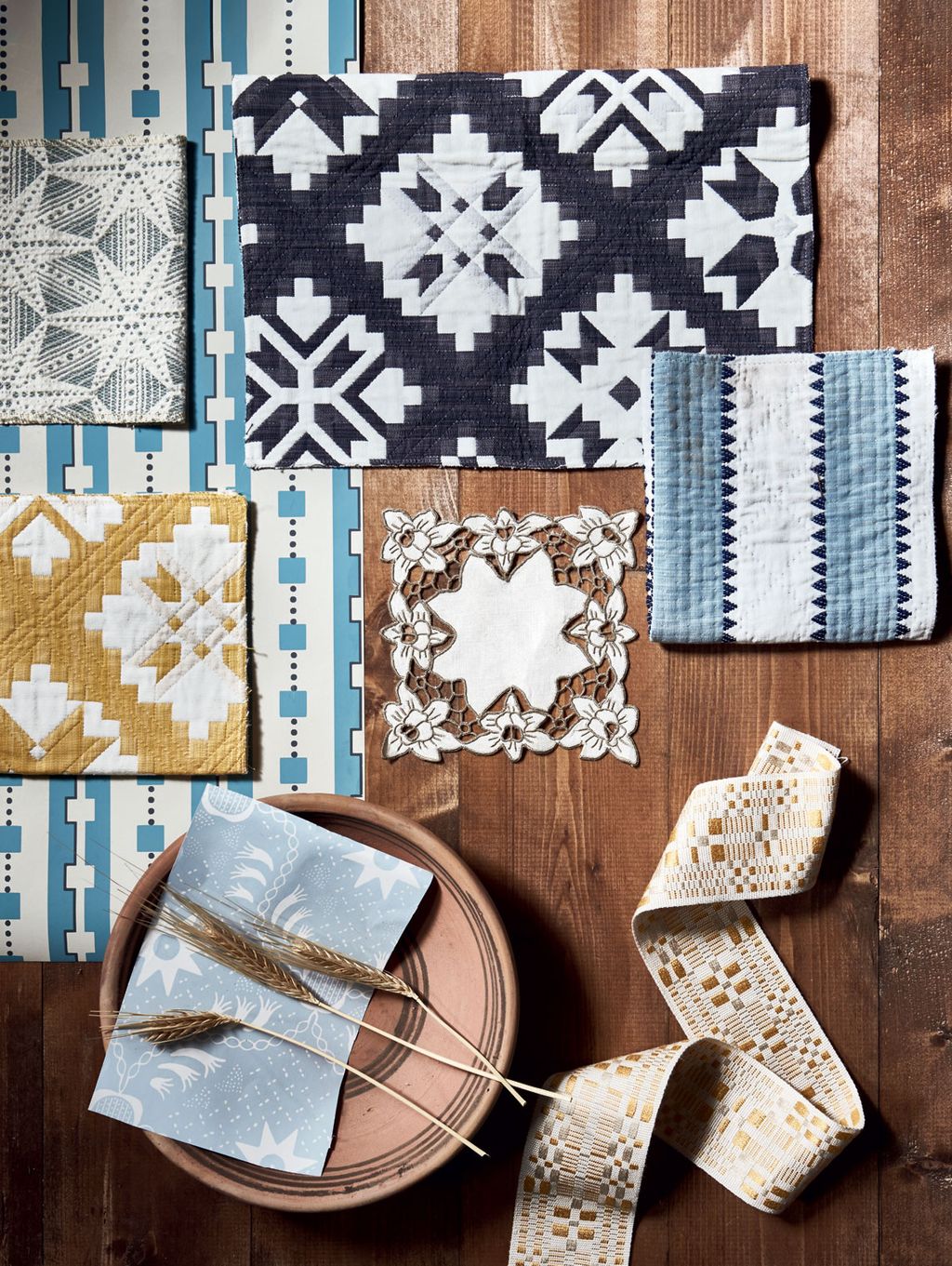 ‘Polaris  by Templeton by Michael S Smith cotton rayon 213.60 a metre from Jamb.  ‘Plaza wallpaper  by David Oliver and ...