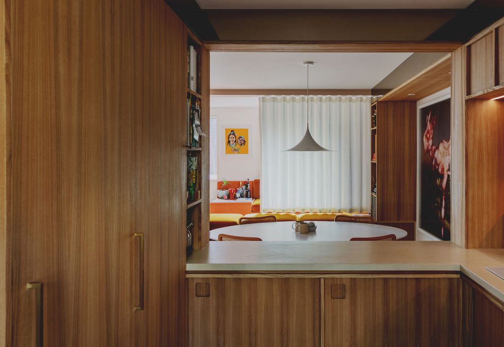 Joinery in the kitchen as throughout the house was made by Studio Hagen Hall and Louiss new kitchen company Bysse  in...