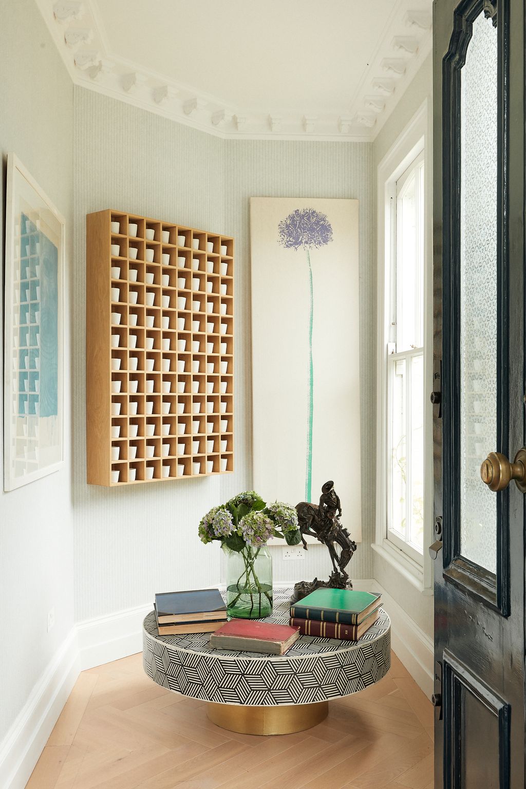 The hallway had a drum kit in for a few years because two of my daughters supposedly play. Supposedly.nbspThe picture of...