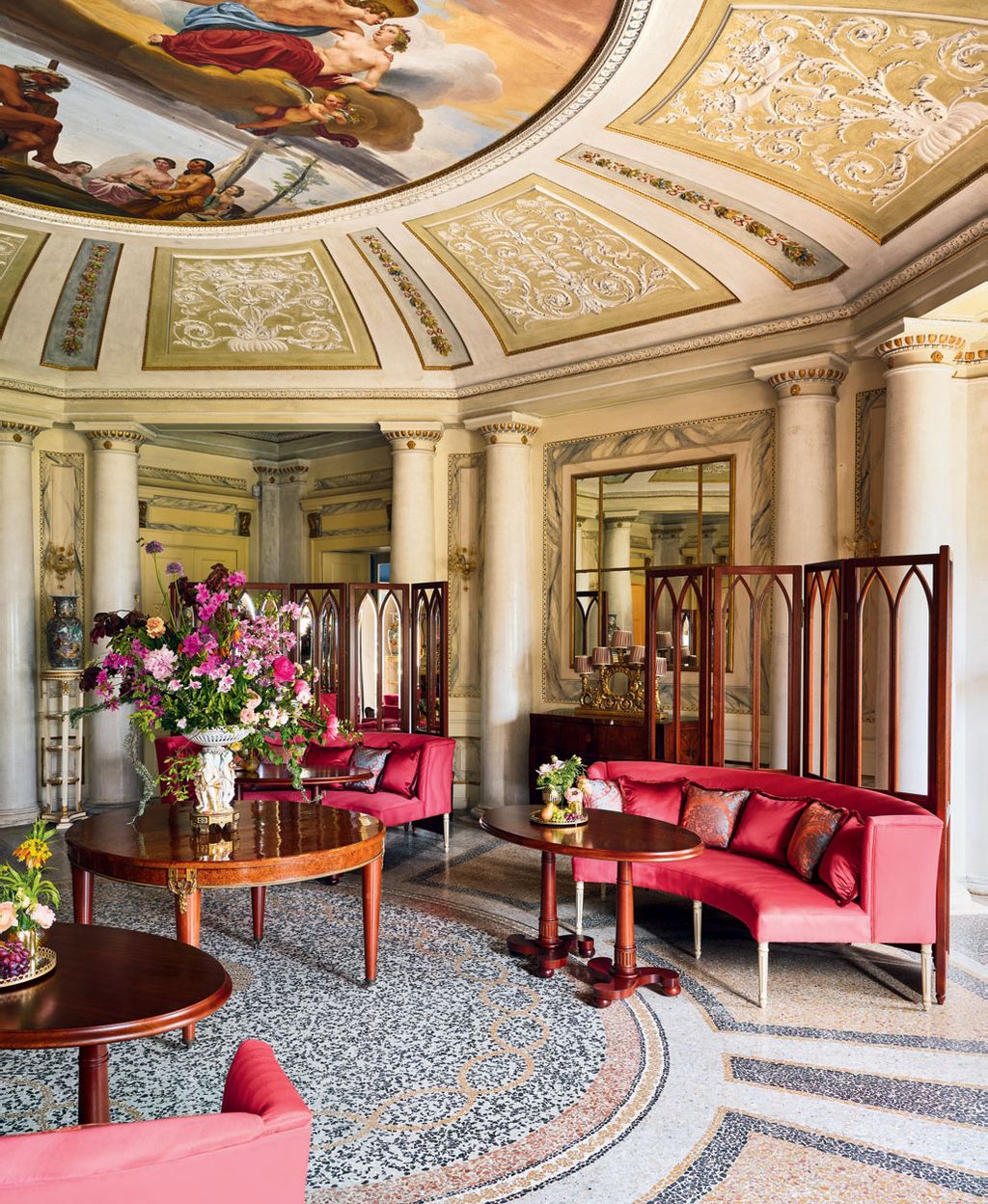 Image may contain Furniture Indoors Room Flooring Living Room Lobby Animal Seafood Food Sea Life and Lobster