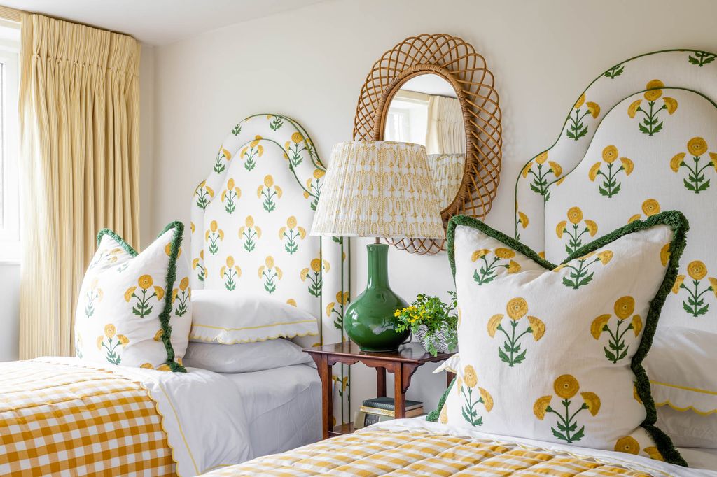 Image may contain Cushion Pillow Furniture Room Bedroom Indoors Interior Design Home Decor Living Room and Bed