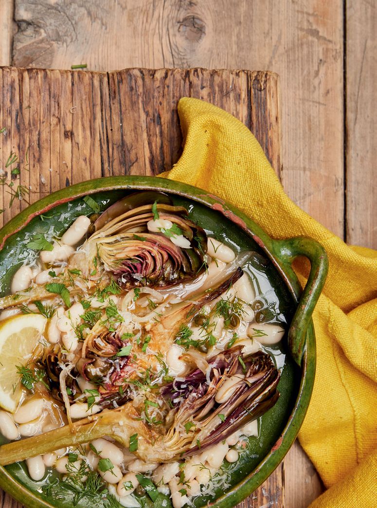 Image may contain: Bowl, Food, Dish, Meal, Plant, Soup Bowl, Produce, Soup, and Stew