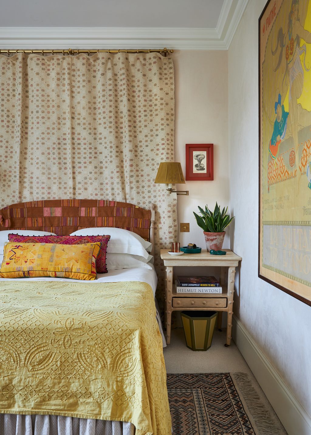 Image may contain Furniture Bed Indoors Room Bedroom and Interior Design