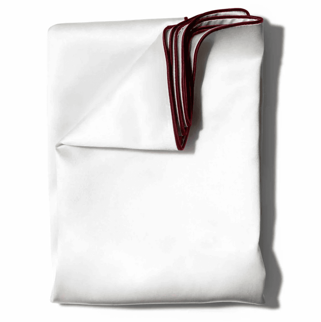 The Beauty Pie members price makes this piped bedding an affordable silk pillowcase buy as you stand to save nearly 50 ...